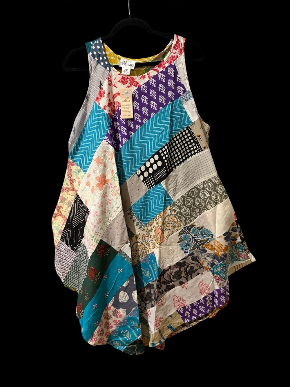 Colorful #11 Patchwork Boho A-line Dress